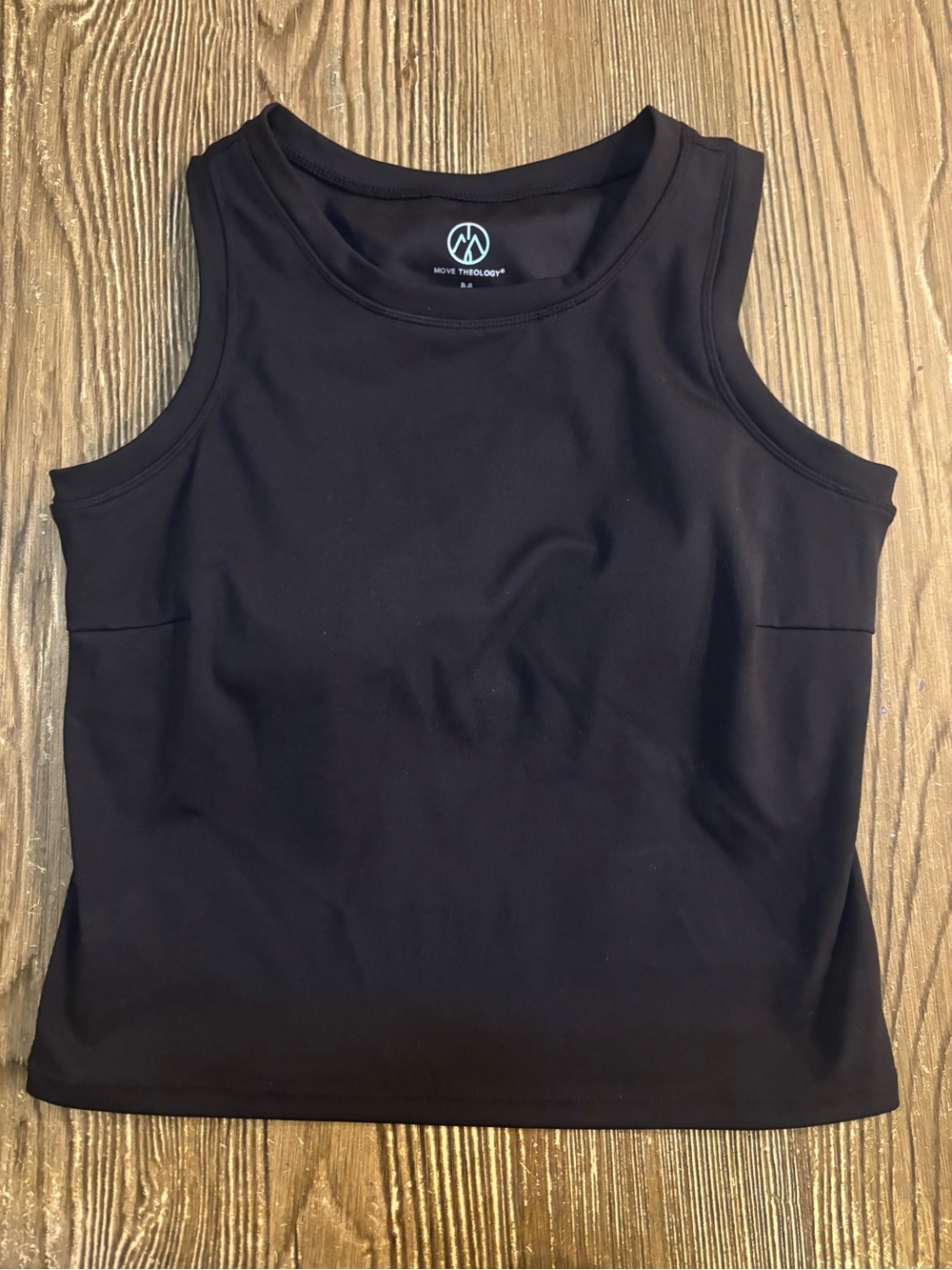 Move Theology Black Athletic Tank Top Women’s Size M